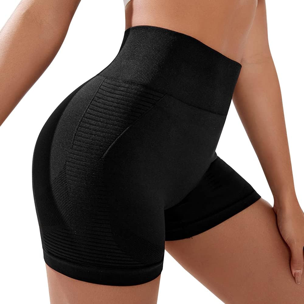 Elevate Your Workout: Review of KOEMCY High-Waisted Seamless Yoga Shorts