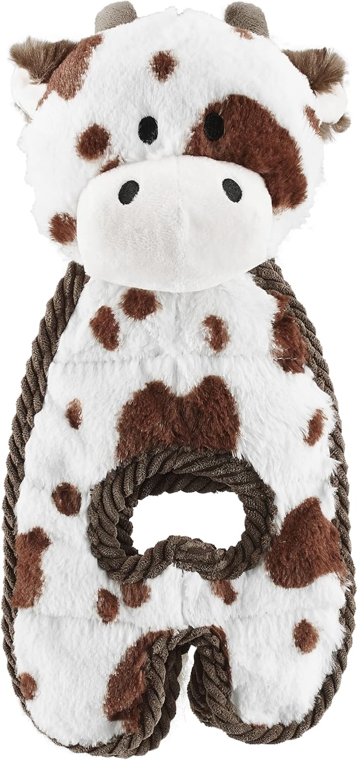 Join the Fun: Review of the CHARMING Pet Cuddle Tugs Cow Dog Toy