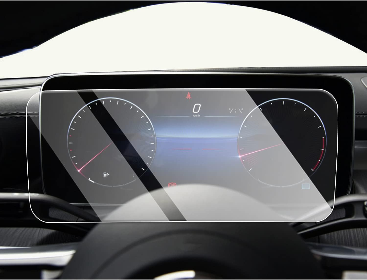 Keep Your Navigation Screen Pristine: CDEFG 9H Tempered Glass Protector for Mercedes C-Class & GLC