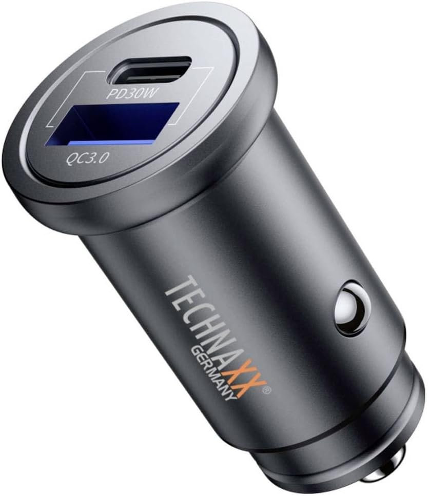 Rev Up Your Charging Game: Technaxx Dual Car Charger Review - Power Up on the Go!