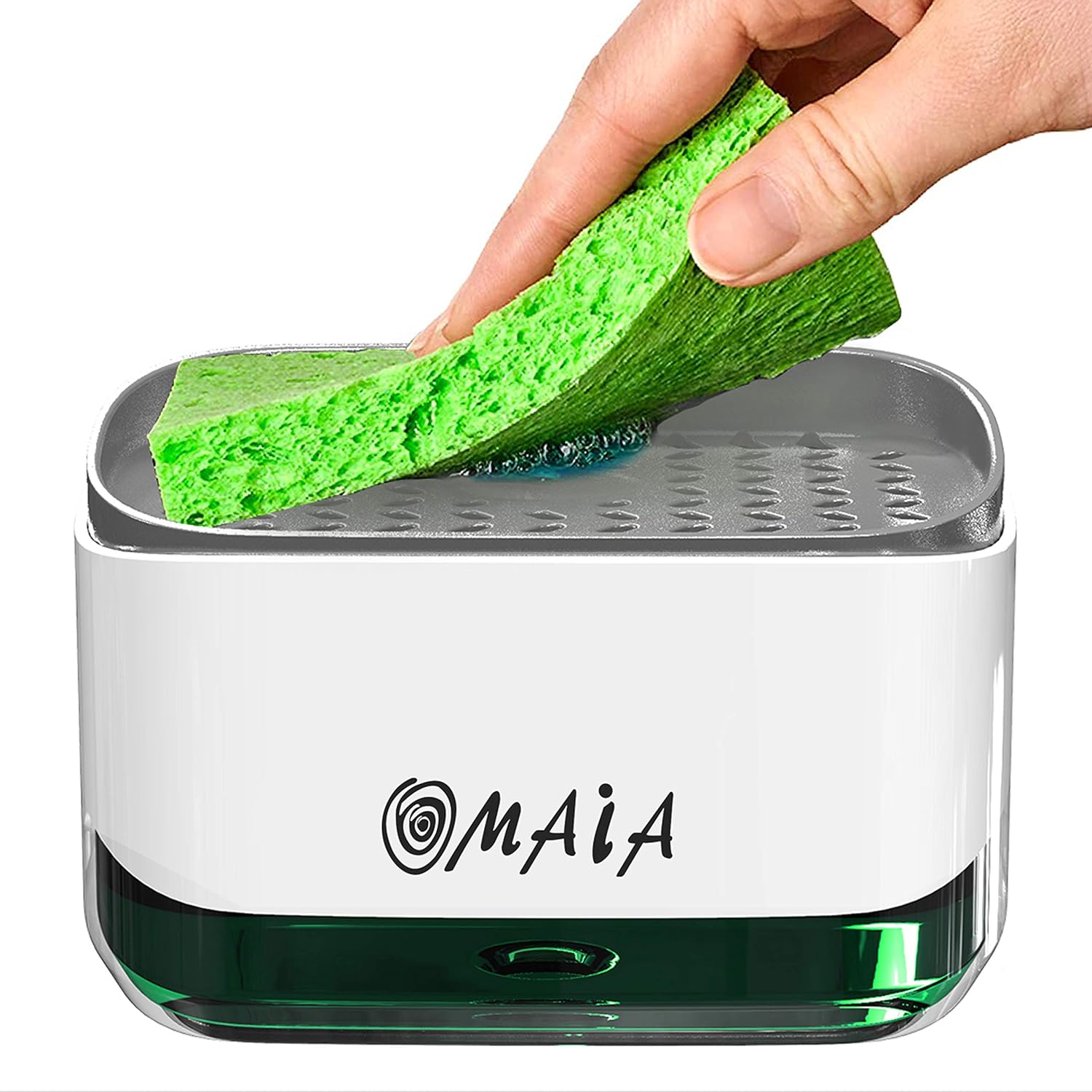 Revolutionize Your Dishwashing: OMAIA 2-in-1 Kitchen Soap Dispenser with Sponge Holder Review