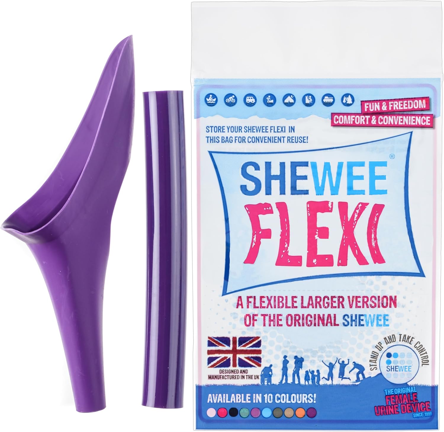 SHEWEE Flexi: Your Essential Portable Urinal for Festivals, Camping & Hiking!