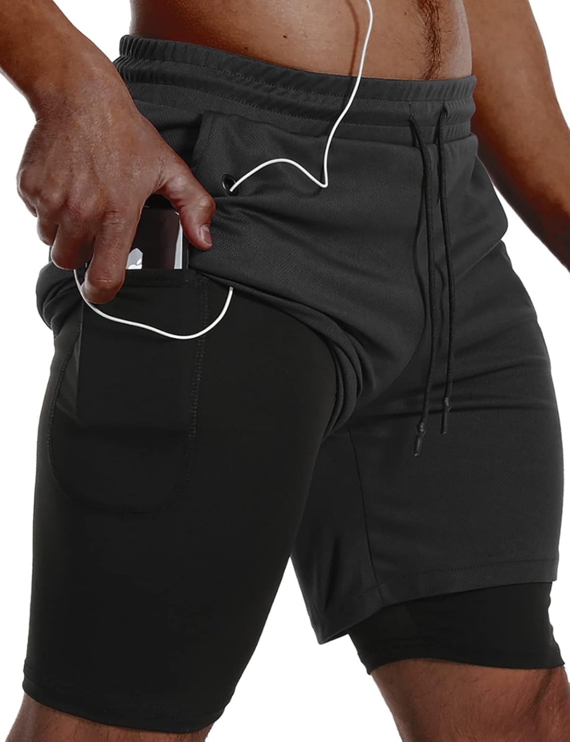 Stay Active with JWJ Mens 2 in 1 Running Shorts: Reviews & Recommendations!