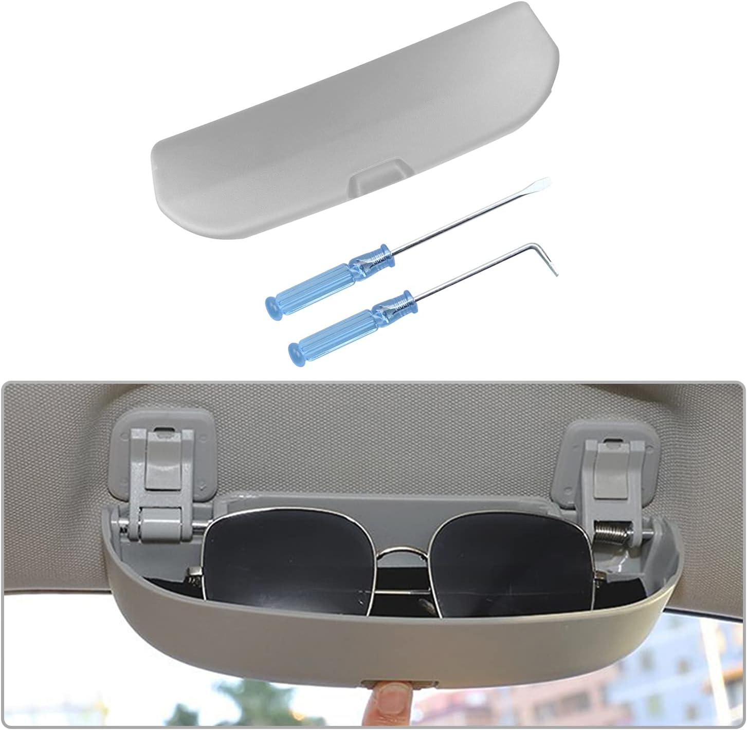 Stylish Sunglasses Holder for Peugeot: Essential Interior Accessory for 3008, 5008, 208, and More!