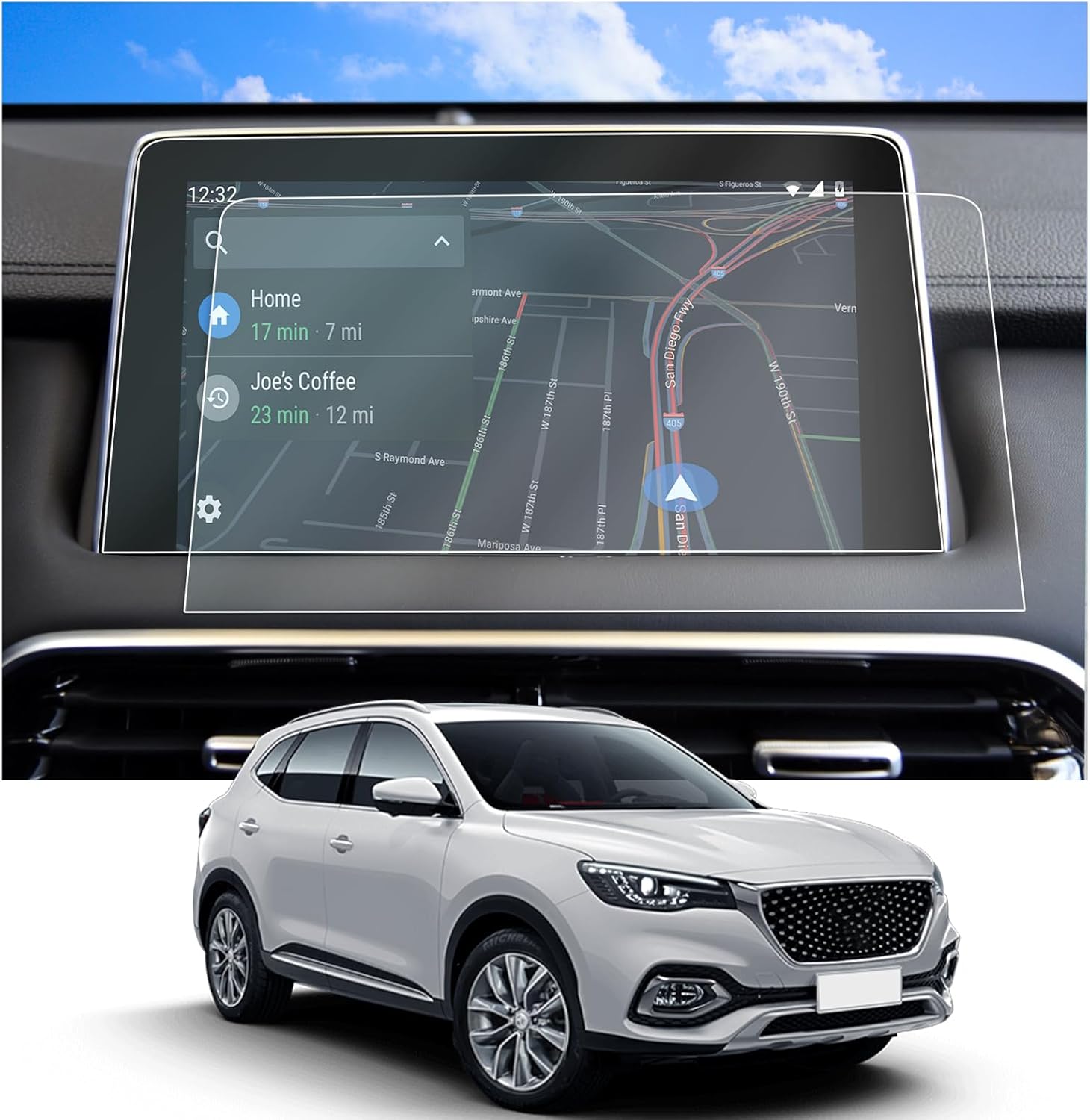 Ultimate Protection: CDEFG Navigation Screen Protector for MG HS & EHS (2018-2023)