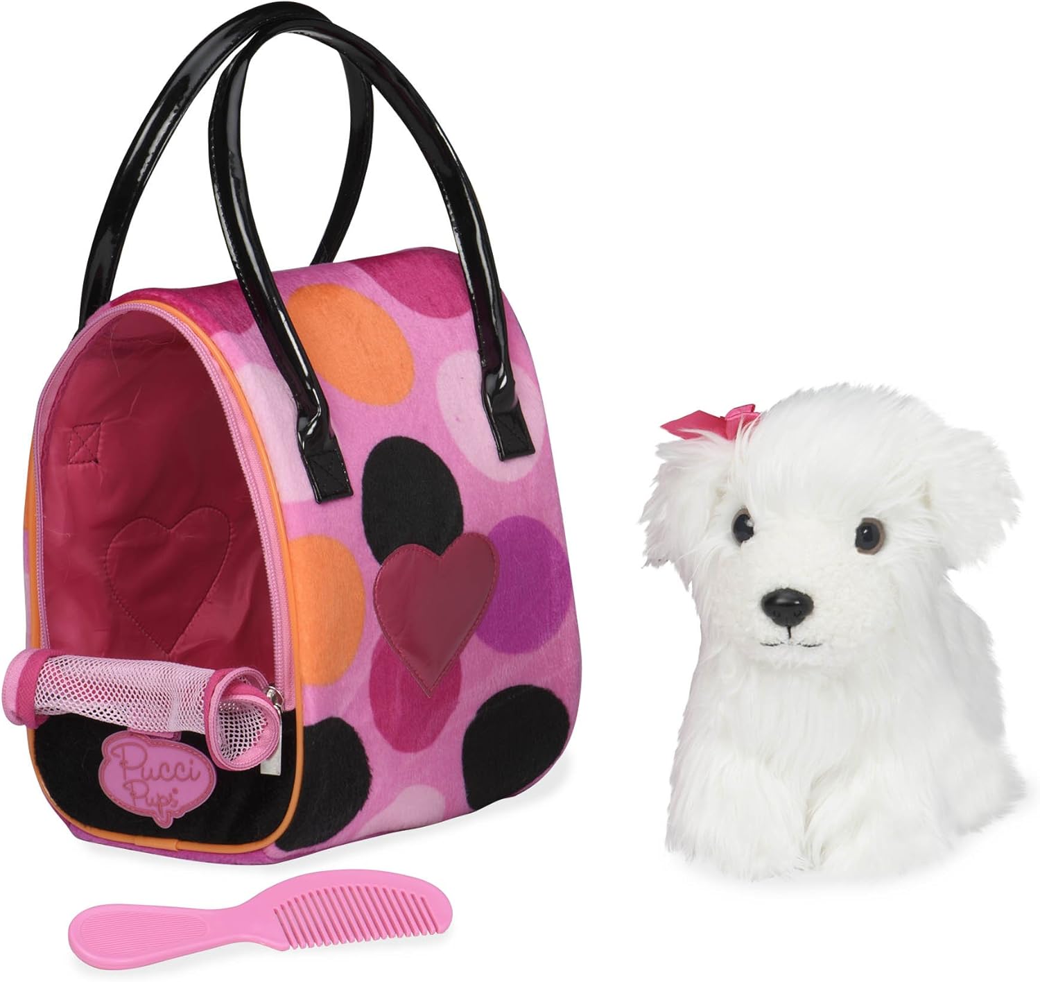 Unleash Style with the Pucci Pups Polka DOT Glam Bag: A Must-Have for Bichon Lovers!