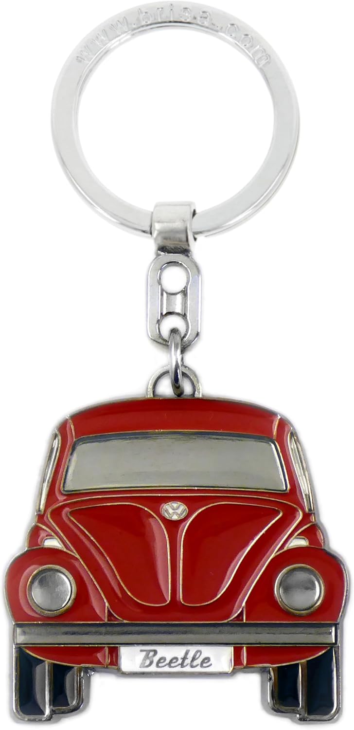 Unlock Nostalgia with the BRISA VW Collection Classic Beetle Key Ring!