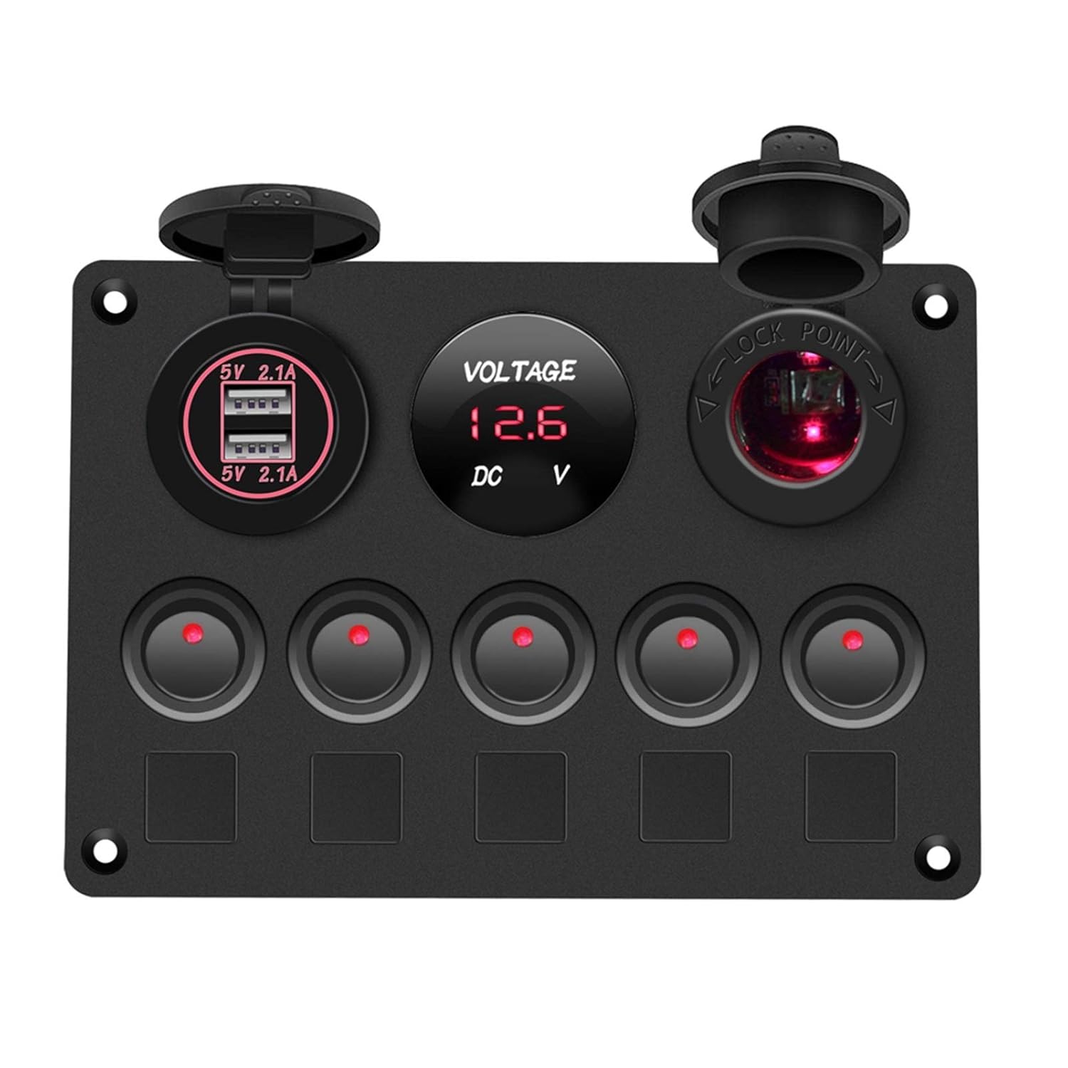 Wshao Store Boat Switch Panel: Your Ultimate Waterproof Power Solution!