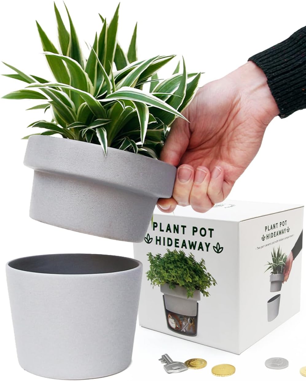 Discover the Ultimate Disguise: Suck UK's Secret Safe Plant Pot for Hidden Keys and Valuables