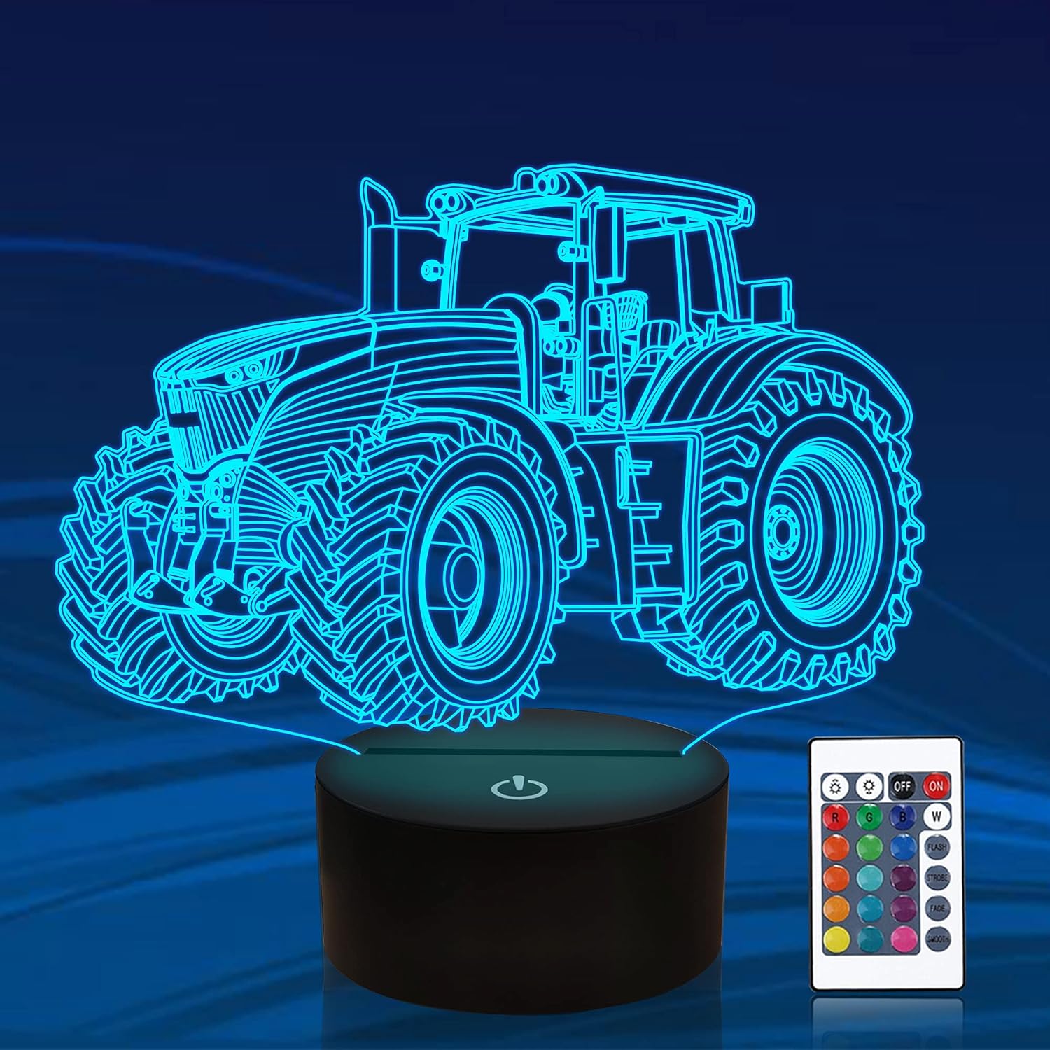 Illuminate Your Space: Review of the Attivolife 3D Tractor Night Lamp for Kids