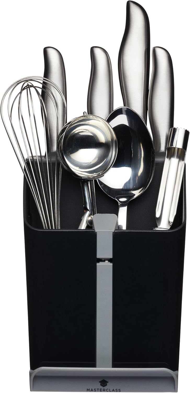 Revolutionize Your Kitchen with the MasterCraft Smart Space Utensil Holder!