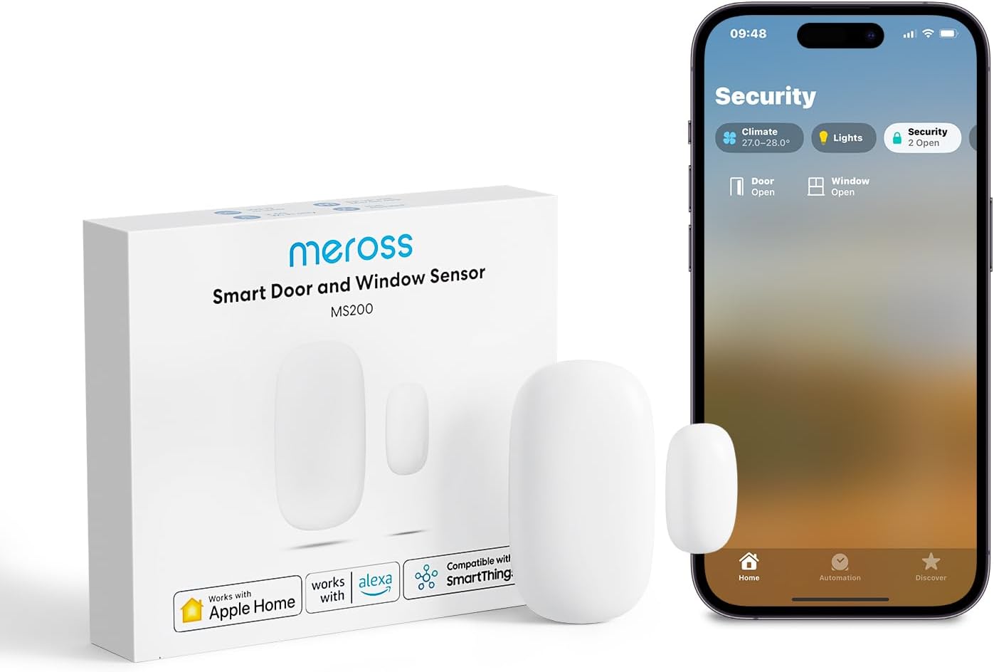 Stay Secure with Meross WLAN Door and Window Sensors: Your Smart Home Companion!
