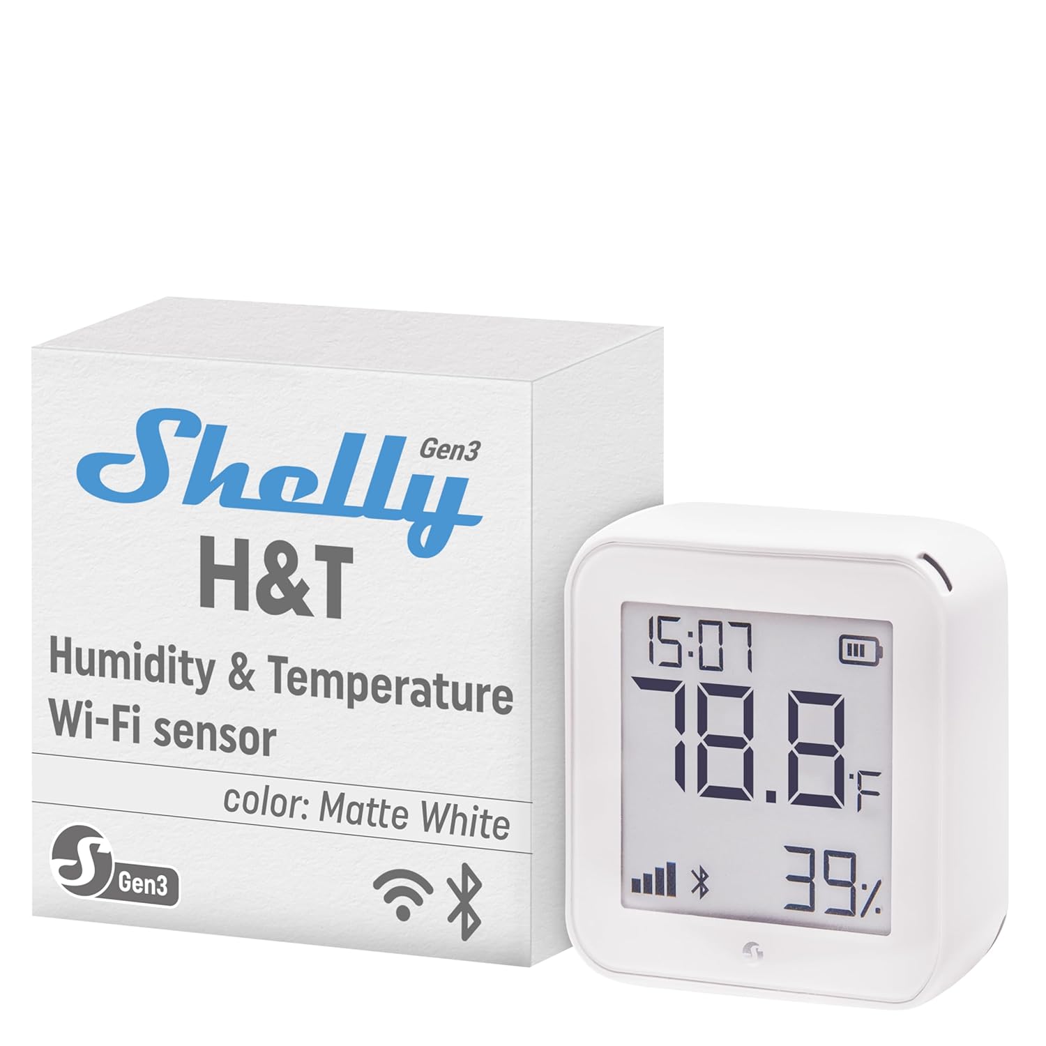Transform Your Home with the Shelly H&T Gen 3: The Ultimate Wi-Fi & Bluetooth Temperature and Humidity Sensor